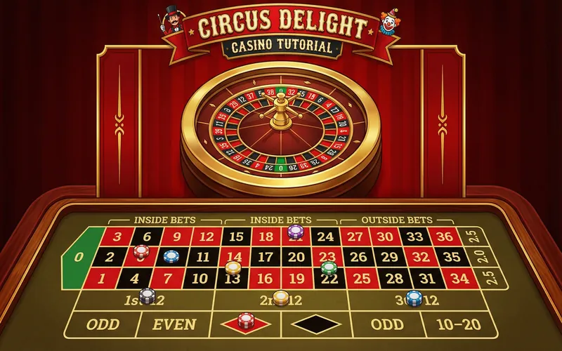 Tutorial de Roleta - Tipos de Apostas no 119bet